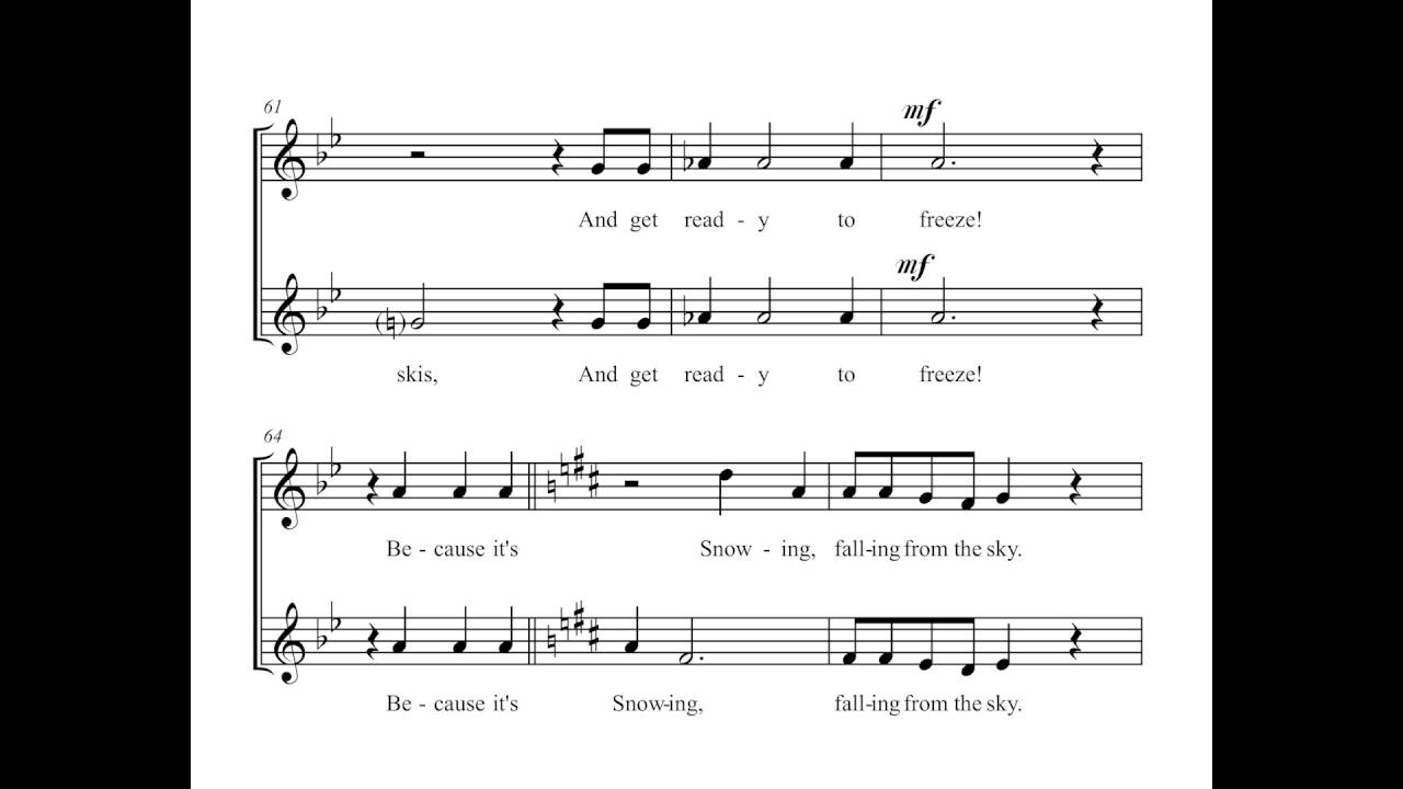 Snowing Snowing - Celebrate Around The World Choral Collection