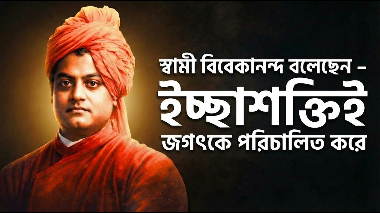 স্বামী বিবেকানন্দ বলেছেন – ইচ্ছাশক্তিই জগৎকে পরিচালিত করে | Powerful Bengali Motivation