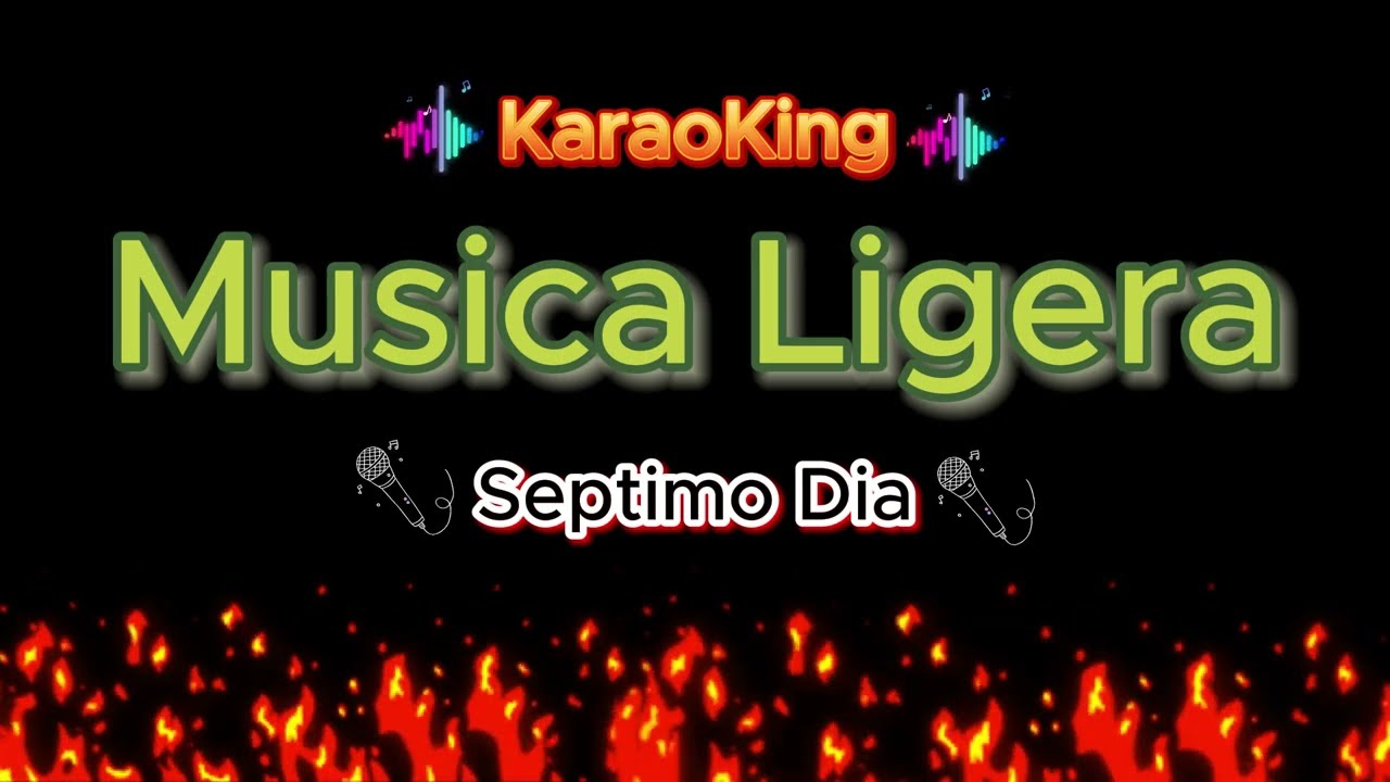 Soda Estéreo - Música Ligera - Karaoke (Séptimo Dia)