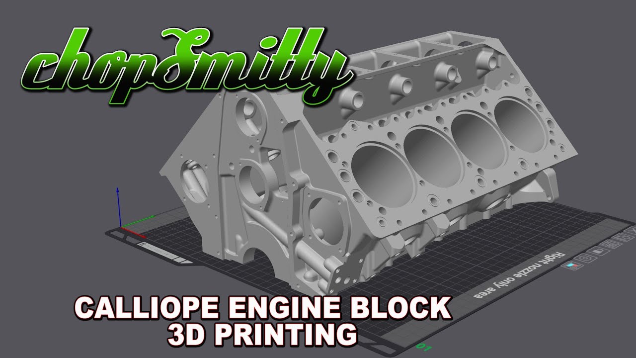 3D-печать блока двигателя Calliope