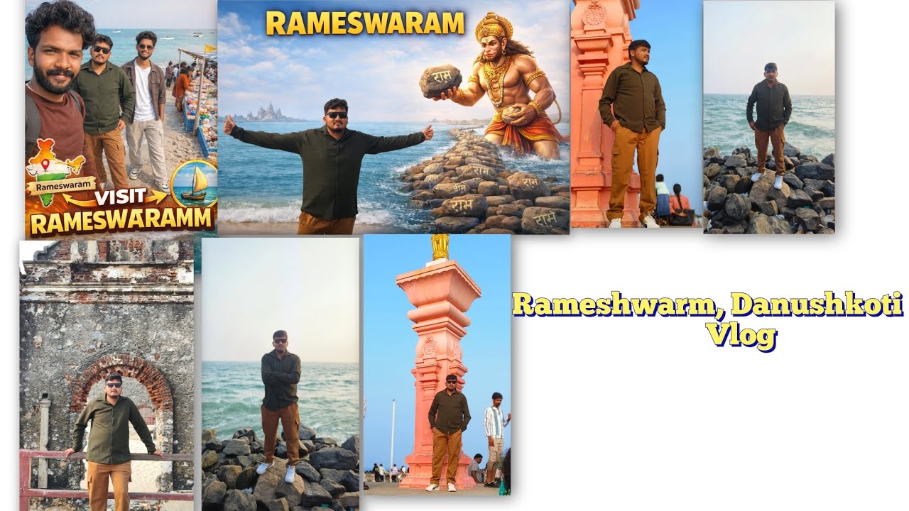 Visit Hindus one of the most Holy place Rameshwarm, Dhanushkoti 