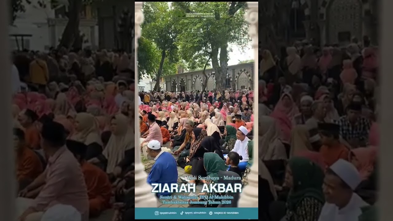 ZIARAH AKBAR TPQ AL MUHIBBIN AULIYA SURABAYA MADURA 