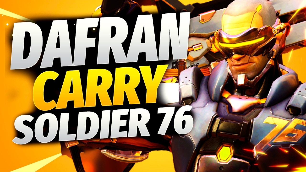 ЛУЧШИЙ DPS - Дафран, 28 ранг, Солдат 76! [Топ-500 21 сезона Overwatch]