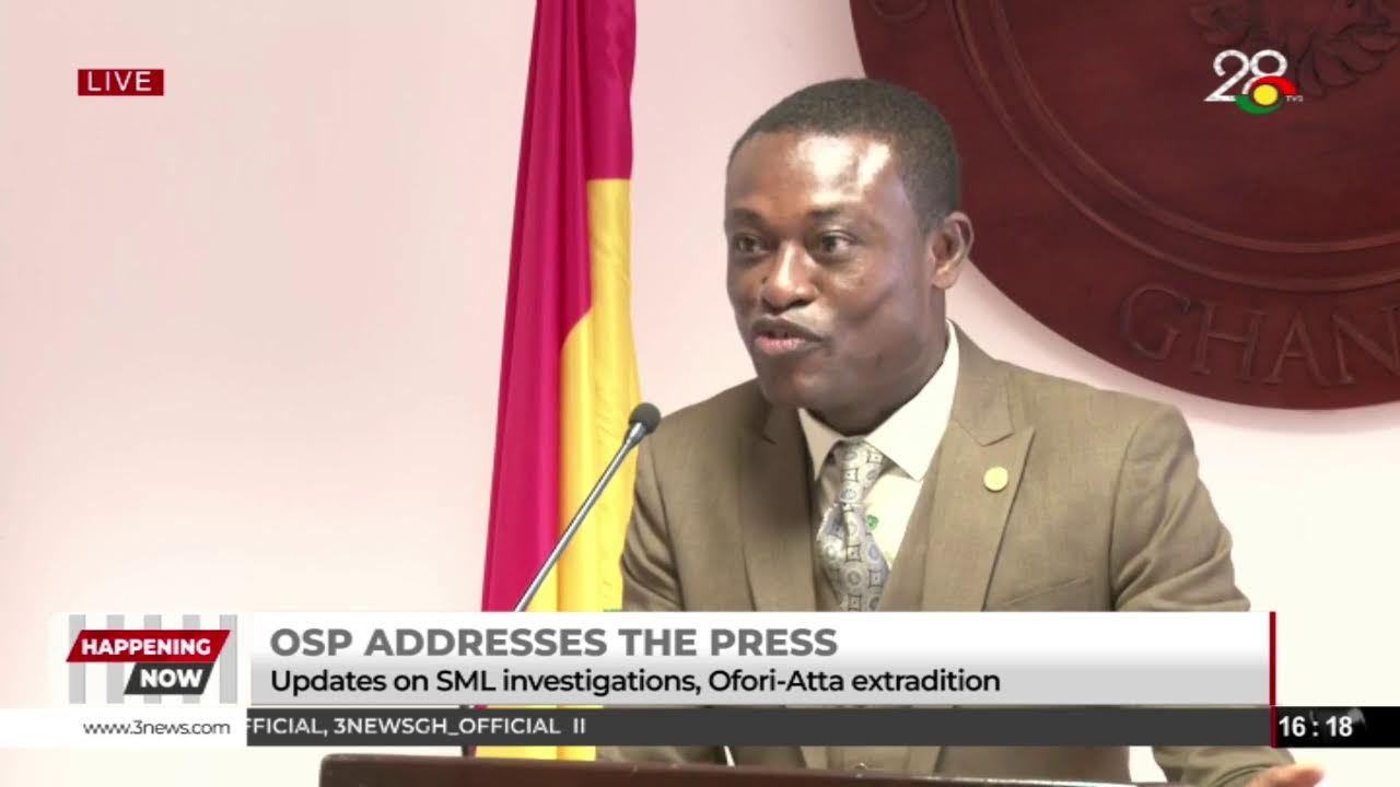 LIVE : OSP Addresses The Press On GRA-SML Saga and Extradition of Ken Ofori-Atta || 30 - 10 - 2025