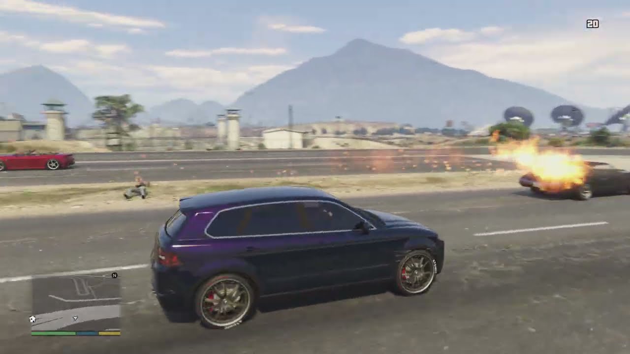 Grand Theft Auto V PS5 Free-roam Gameplay #1454