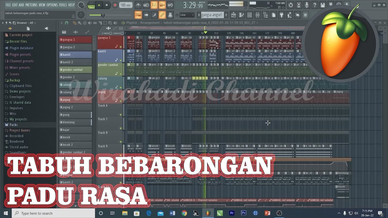 Tabuh Bebarongan Padu Rasa