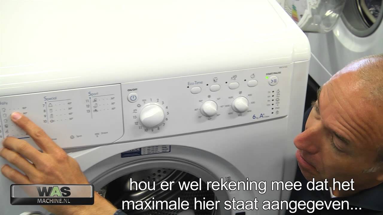 Indesit IWC6165 Weekendknaller. Zuinige Indesit wasmachine met startuitstel!