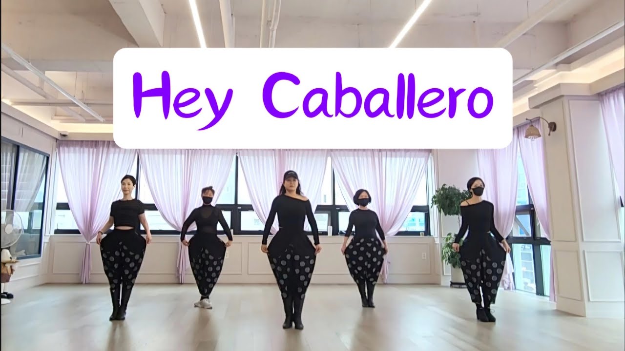 Hey Caballero Line Dance (Beginner) - Demo /MLDk경산1지부 (제시라인댄스)