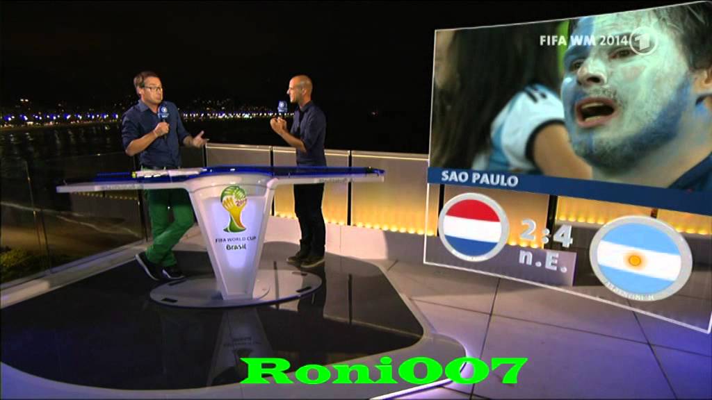 WM 2014 : Mehmet Scholl stichelt gegen van Gaal - Niederlande -- Argentinien 0:0 (2:4 nE )