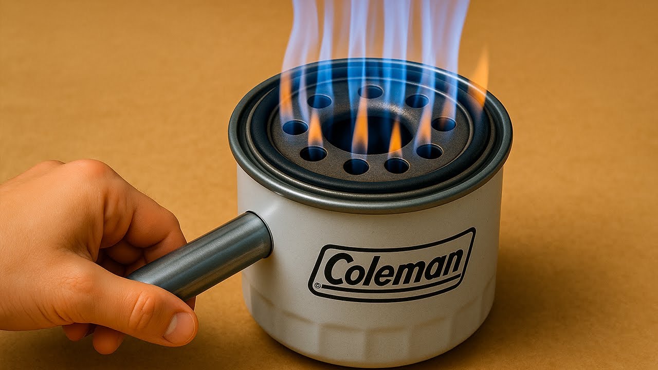 How to Make a Mini Stove from an Old Oil Filter | Great DIY Stove Ideas