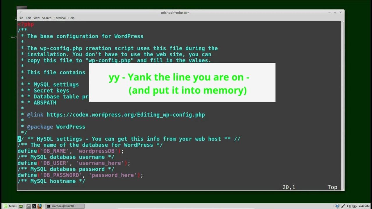 Vim (04) – Явка и вставка, относительные числа