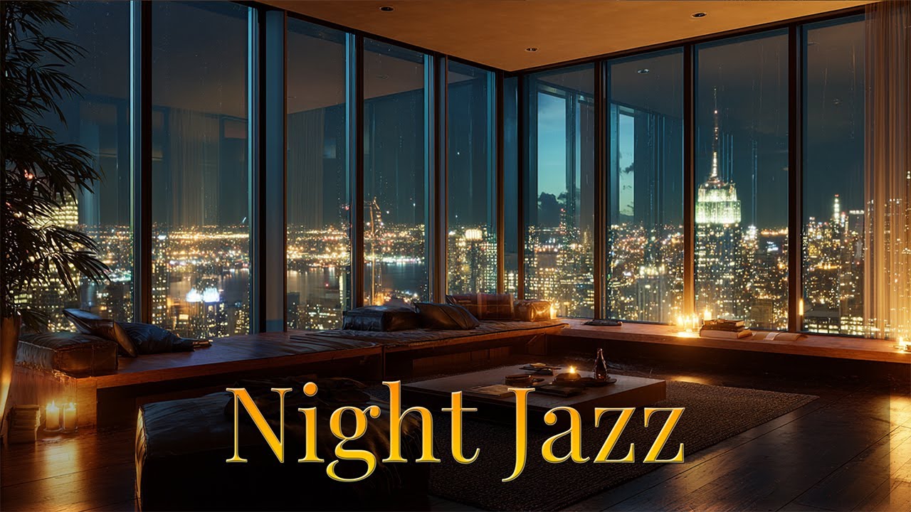 Midnight Manhattan Jazz ☕️静かな夜に流れる大人のピアノ＆ジャズBGM｜作業・読書・リラックス