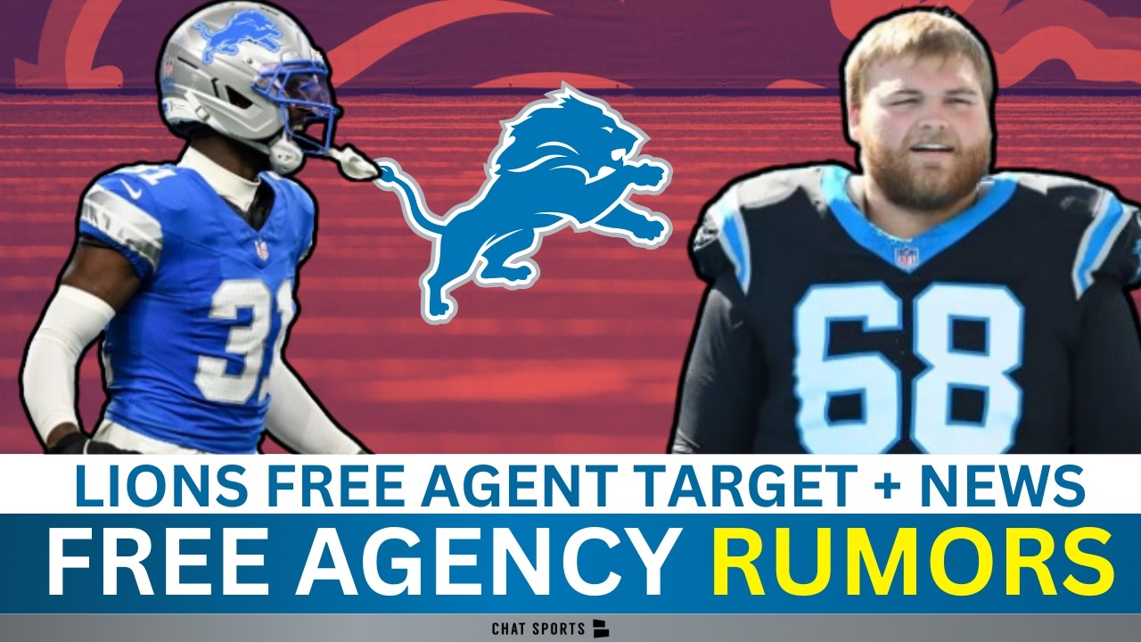 Lions Free Agency Rumors: Lions TARGETING Cade Mays + 2026 NFL Draft Targets