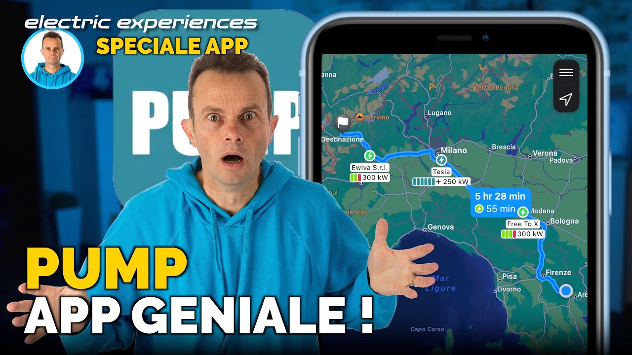 PUMP Viaggiare con un'auto elettrica non è mai stato così Facile !