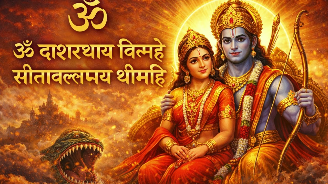 ॐ दाशरथाय विद्महे सीतावल्लभाय धीमहि | Ram Mantra Bhajan | Lord Rama