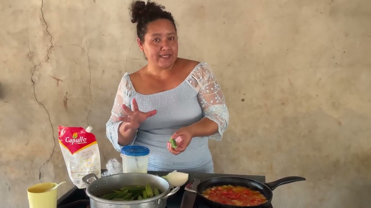 Como hacer  una  rica receta  de ocres en tomatado 