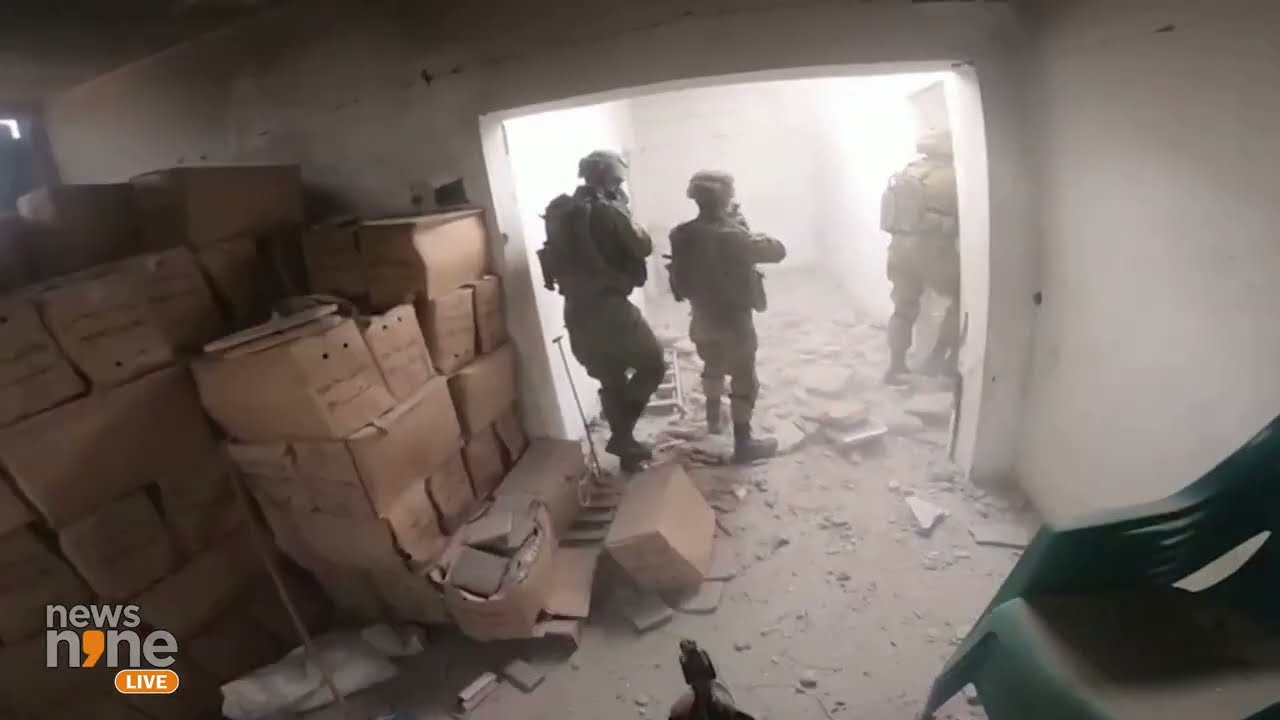 Israeli Military Operations in Khan Younis | Exclusive Footage Reveals Urban Warfare Tactics | News9