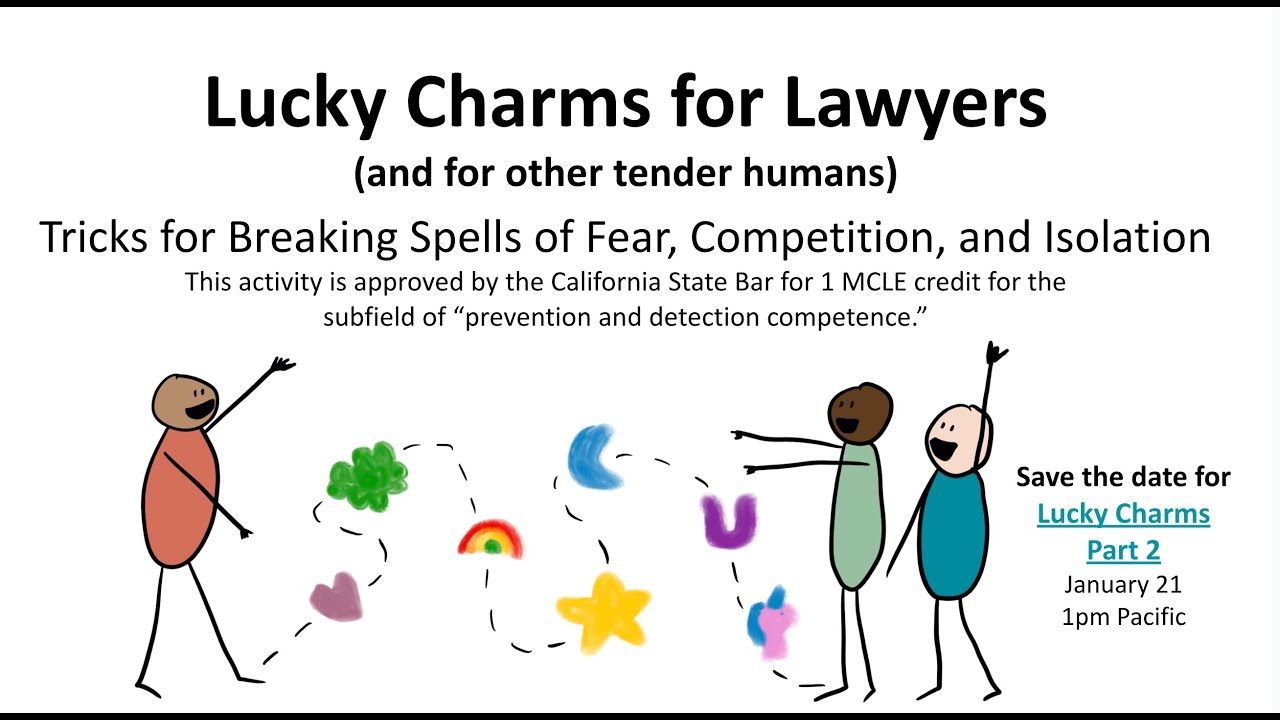 MCLE Lucky Charms for Lawyers - Prevention and Detection Competence