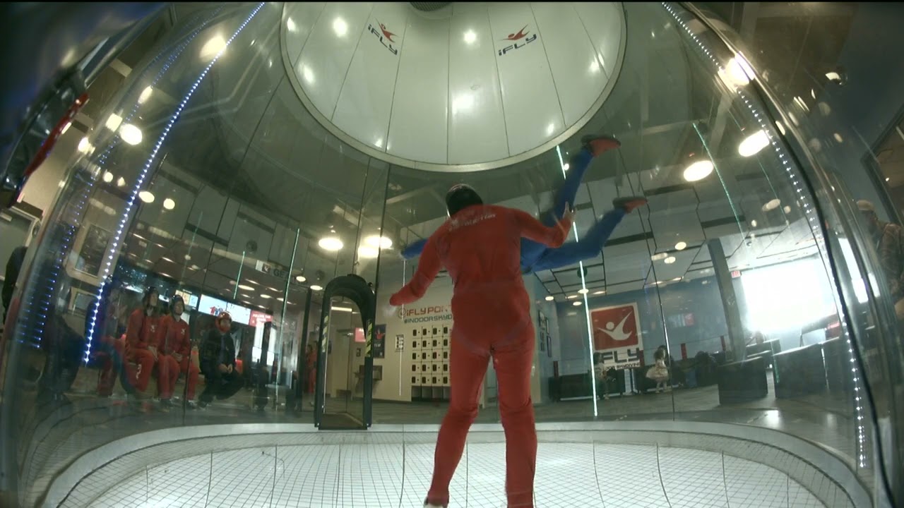 6/24: Teen's first time indoor skydiving 