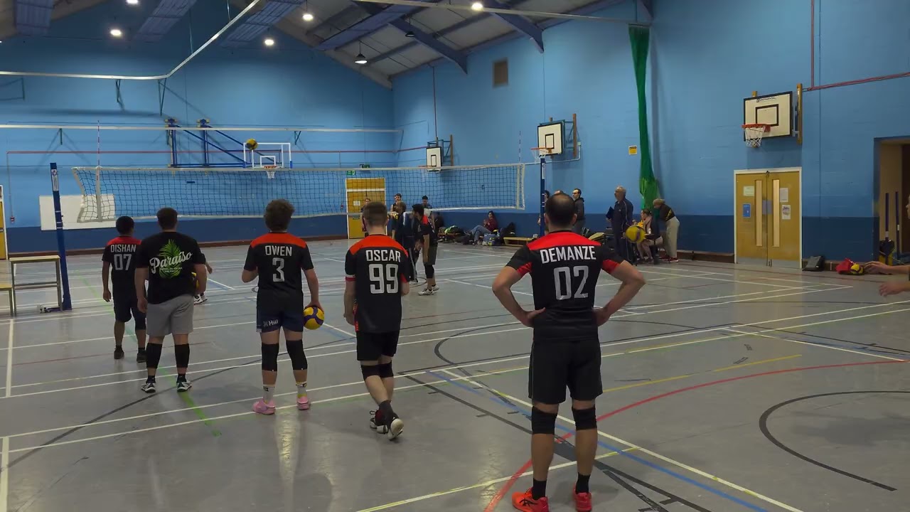 St. Philips Volleyball Club (Home) Mens 1 Vs Bury Bees - Warm up & Set 1