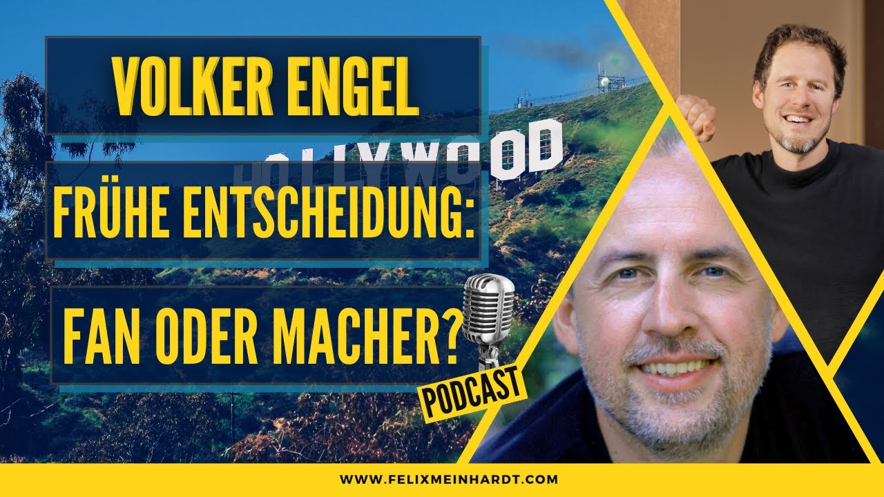Volker Engel - Fr&uuml;he Entscheidung, Fan oder Macher? - HELDENREISE PODCAST