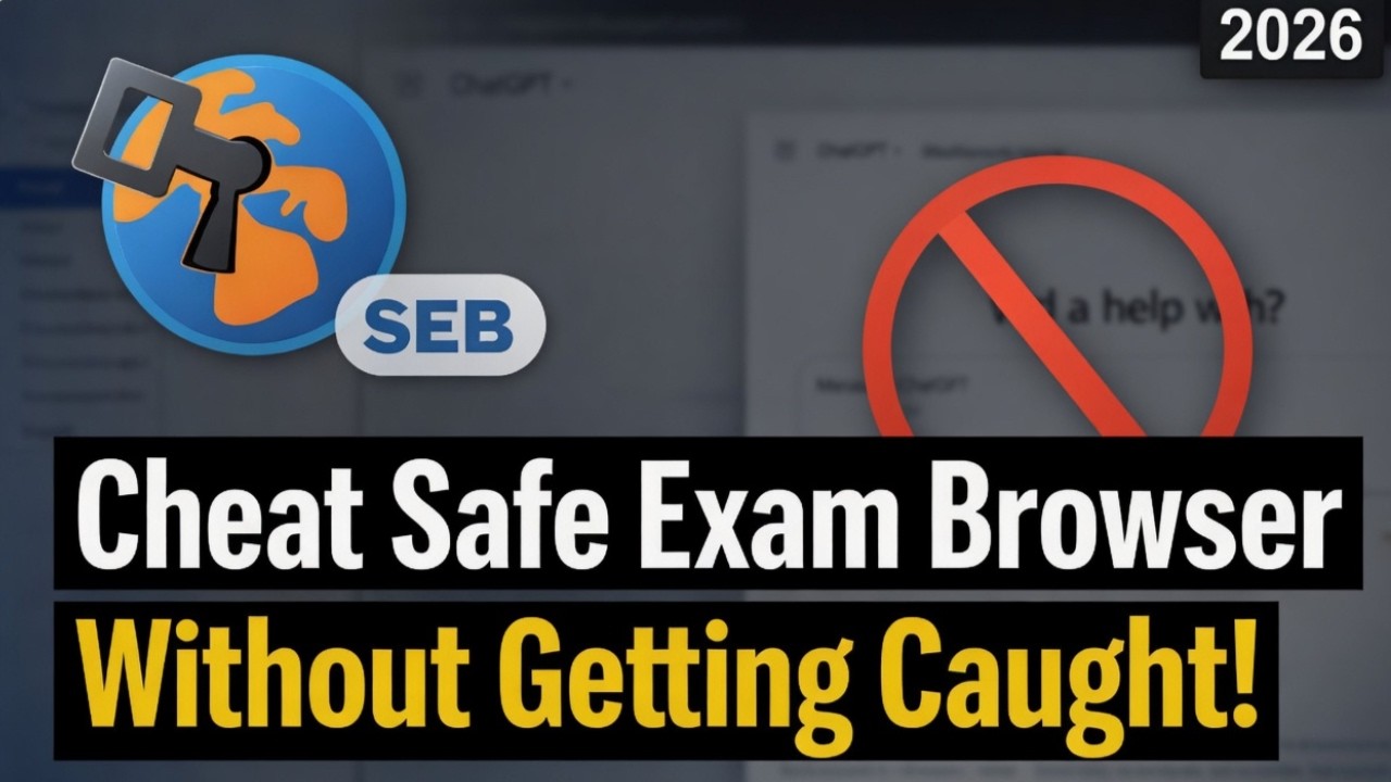 How to cheat on Safe Exam Browser (SEB) 2026