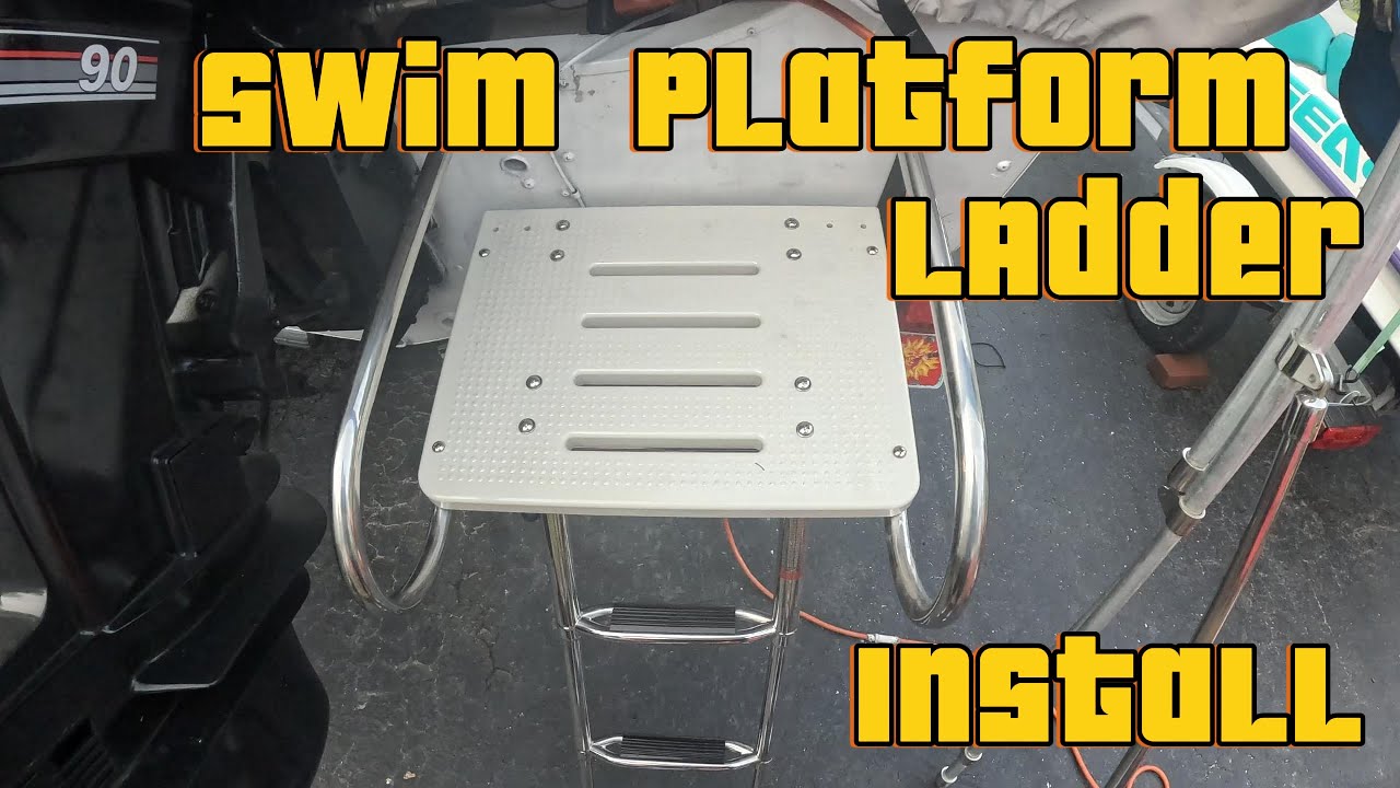 How to Install a Boat Swim Platform Ladder