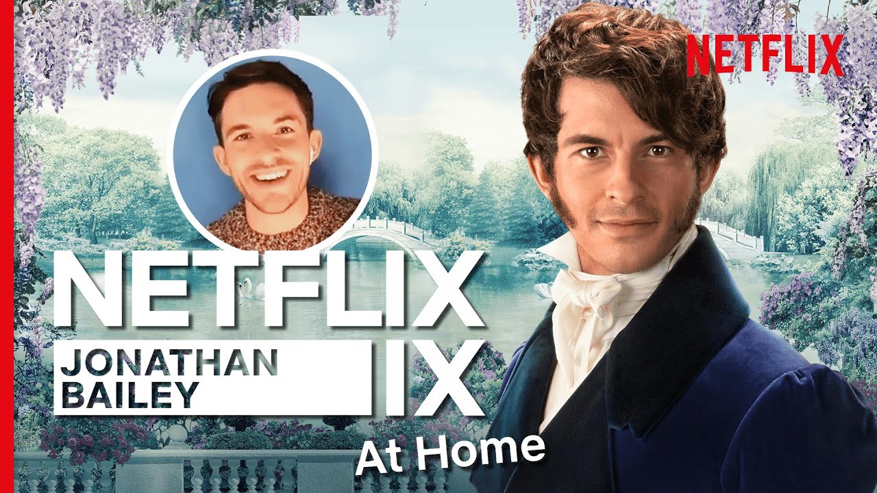 Jonathan Bailey's Extremely Charming Bridgerton Interview | Netflix IX
