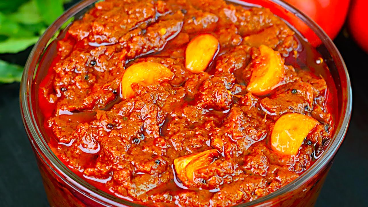 6 மாதம் ஆனாலும் கெட்டு போகாத ஈஸியான தக்காளி ஊறுகாய்/tomato pickle in tamil/thakkali oorugai in tamil
