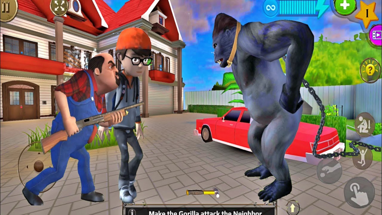 Scary Stranger 3D - New Update 5.0 - New Levels Upside Down ( Android, ios )