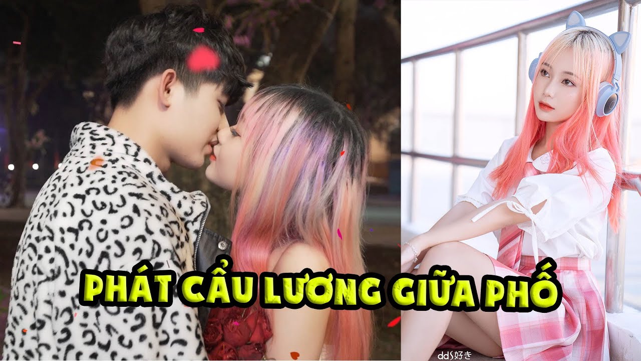 LÀM NGƯỜI YÊU ANH NHÉ I Màn tỏ tình của Trai đẹp dành cho Hot Girl Tóc Hồng phố đi bộ và cái Kết NTN