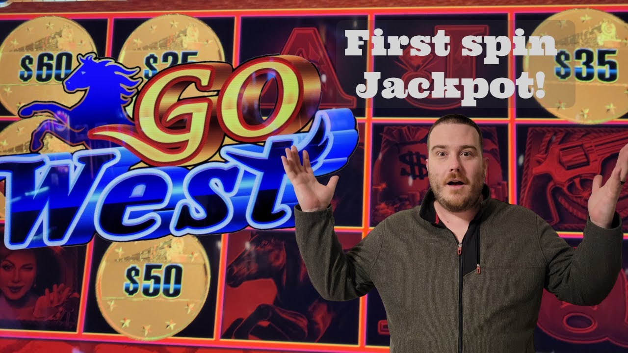 First spin jackpot at max bet! | All Aboard Go west