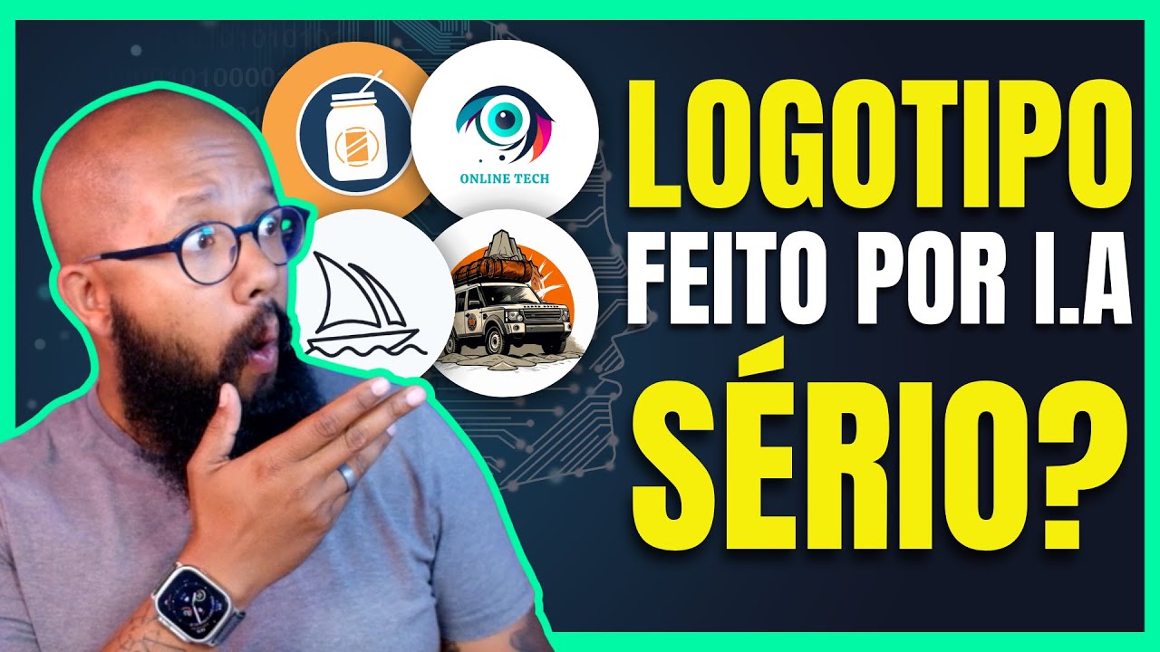LOGO COM I.A em 1 minuto? Como criar logotipo com I.A no MidJourney