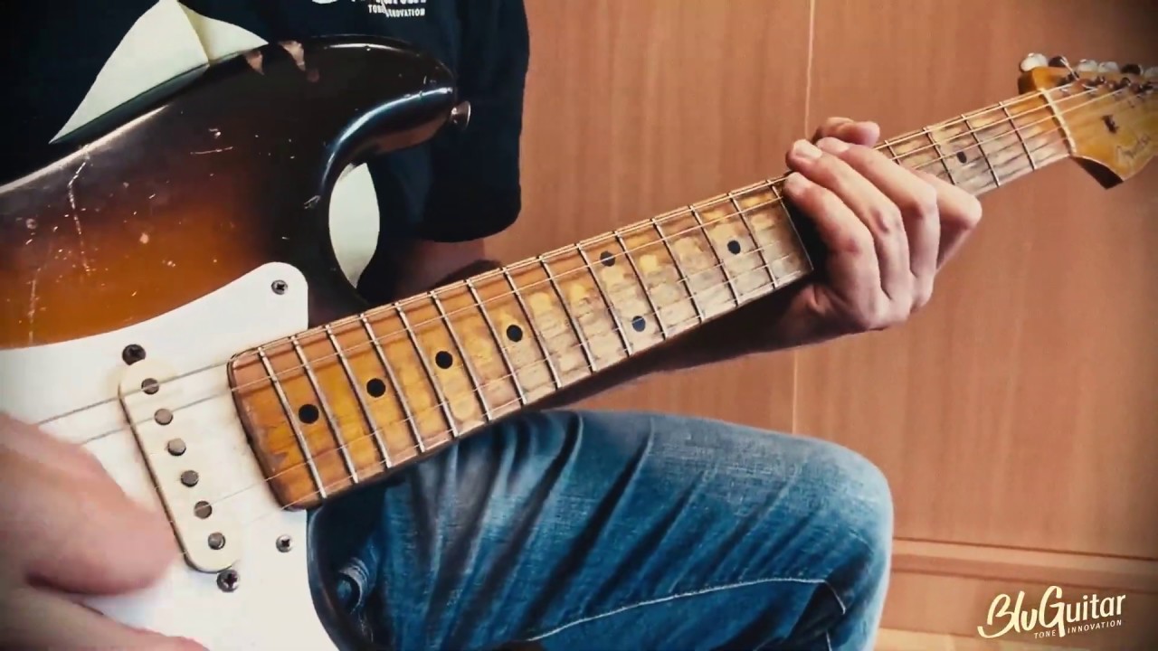 Thomas Blug playing on an original 1956 Fender Strat