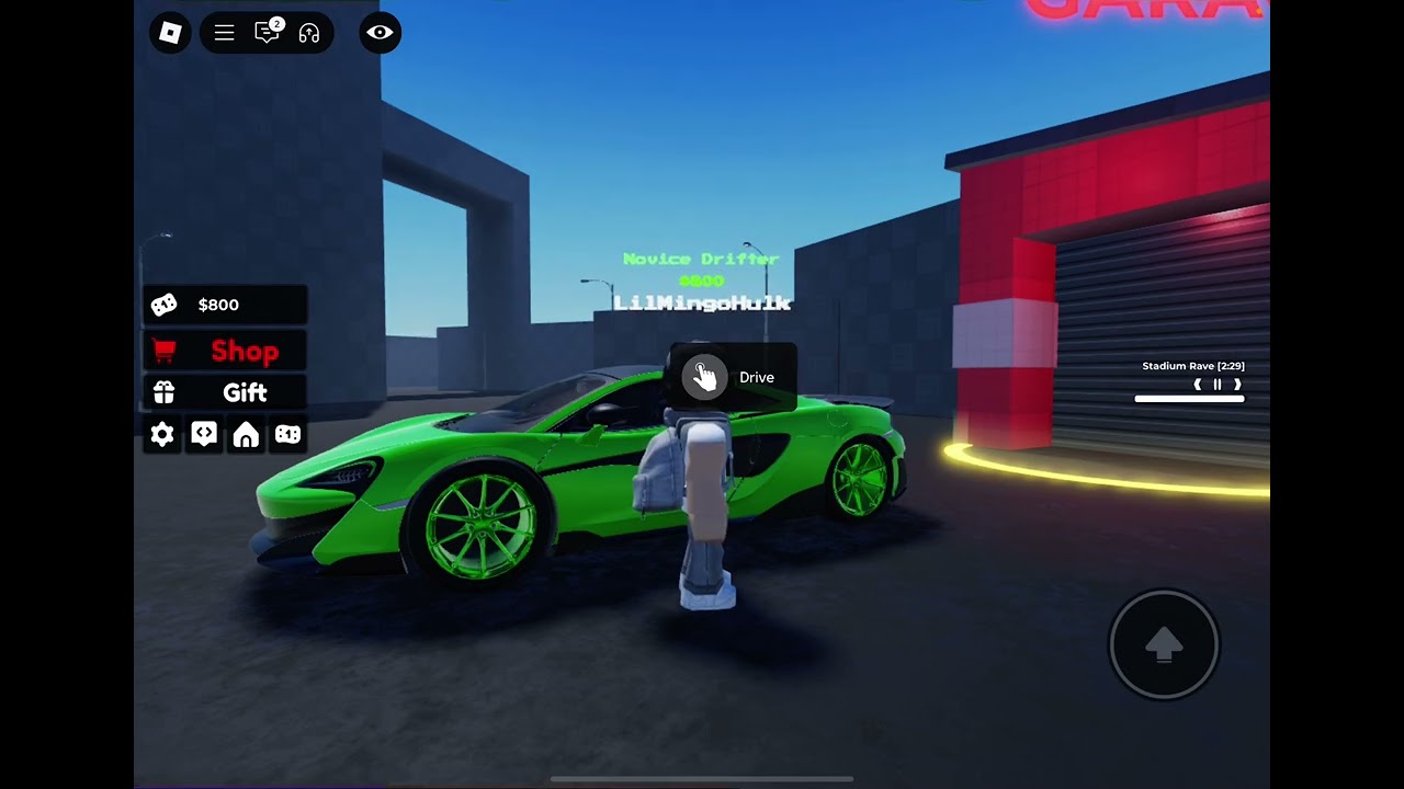 Roblox Baseplate Drifting With My Dad, Part One!