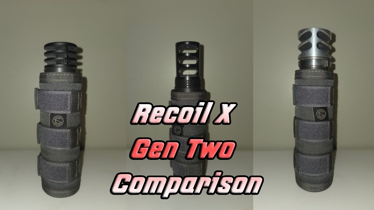 Recoil X Gen 2 is Amazing! Suppressor Brakes DO Work! 