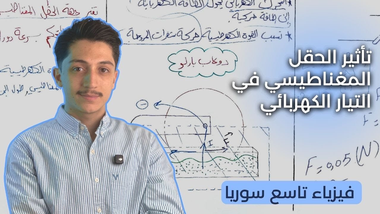 تأثير الحقل المغناطيسي في التيار الكهربائي - تاسع سوريا - أيهم بربري