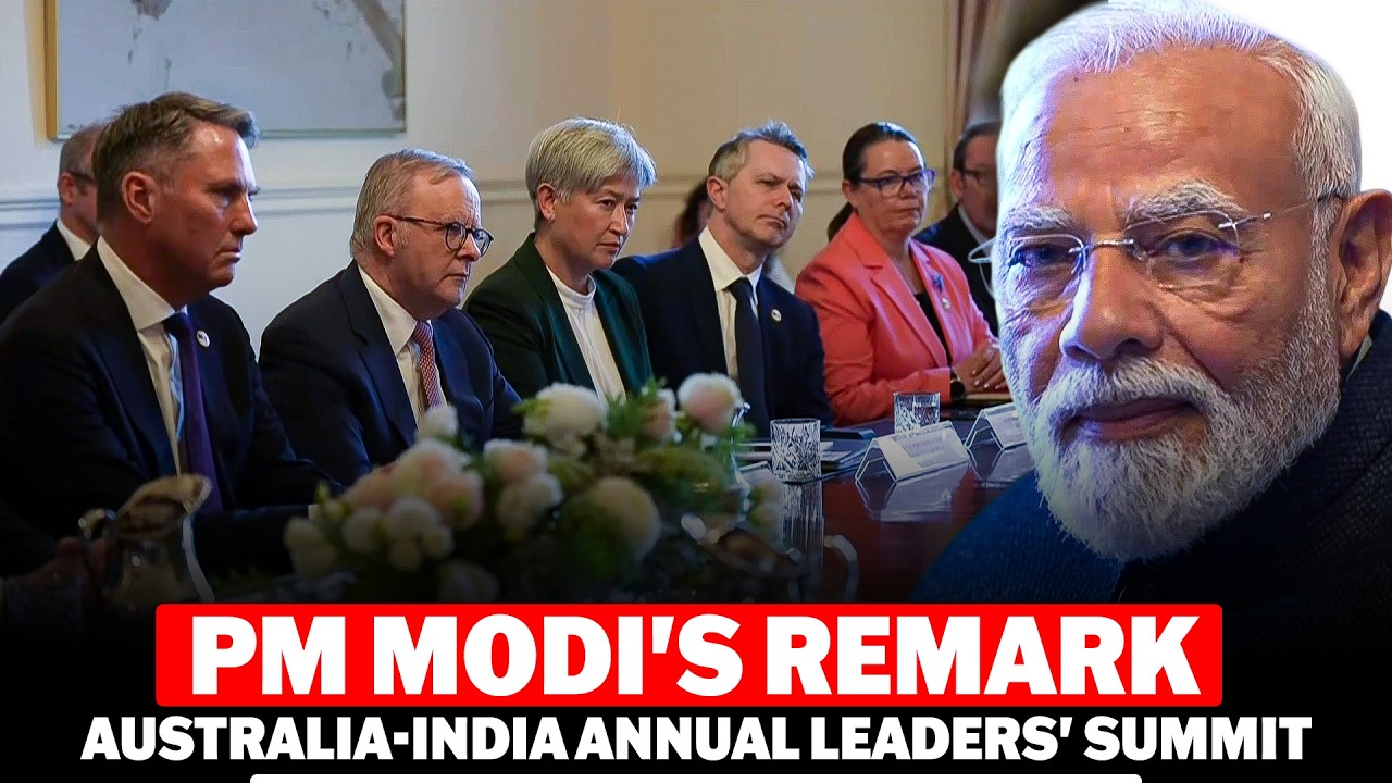 LIVE: PM Modi's remarks at the Australia-India Annual Leaders&rsquo; Summit