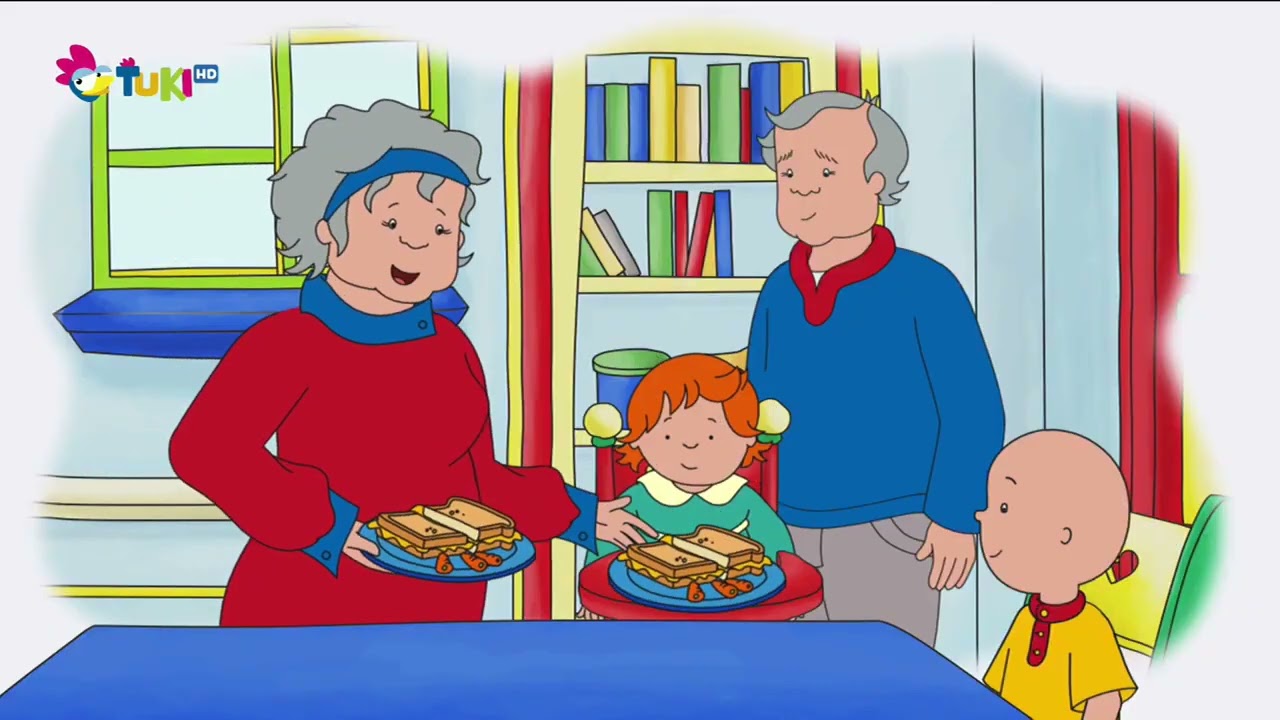 Volám sa Caillou Kajo robí jedlo, Kajo a nove veci, Kajo hra kolky