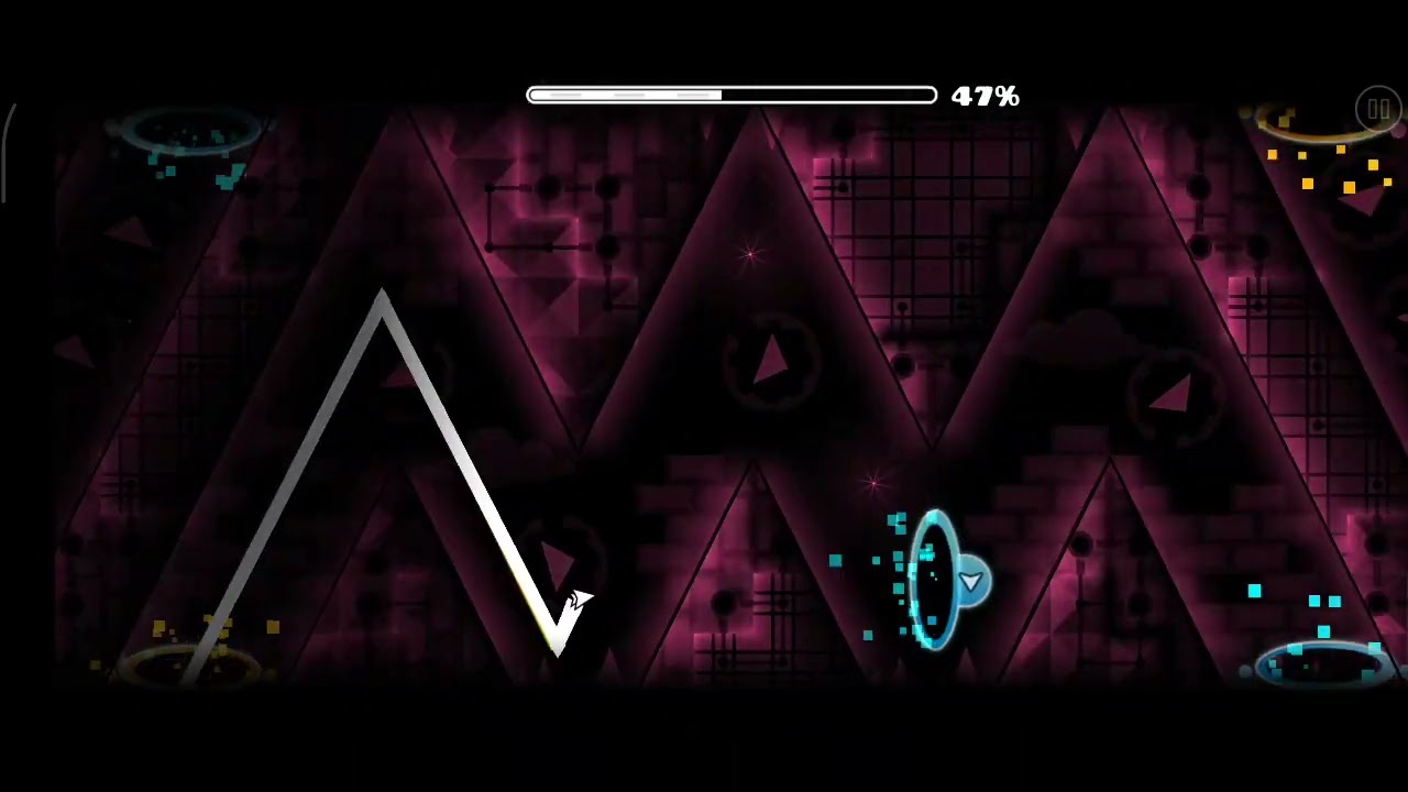 Geometry Dash Chrome Clutter 100% By Nicki1202 (738.Medium Demon) telefonon 238 att #hun #gd #song 
