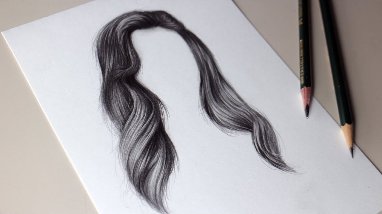 Como desenhar cabelo realista