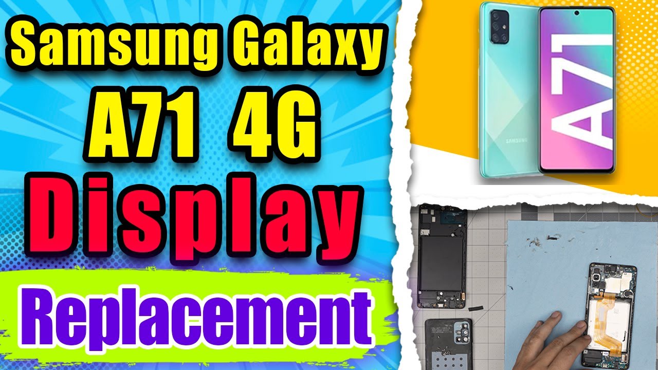 Как заменить ЖК-дисплей Samsung Galaxy A71 4G (SM-A715F) | Экран мобильного телефона
