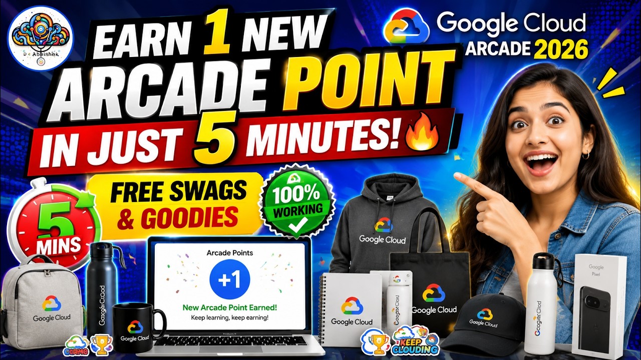 ПОЛУЧИТЕ 1 НОВЫЙ БАЛЛ ARCADE ВСЕГО ЗА 5 МИНУТ! 🔥 БЕСПЛАТНЫЙ МЕРЧ И ПРИЗЫ | Google Cloud Arcade 2026