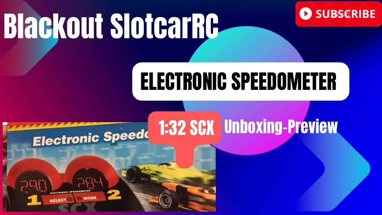 New Track Component: SCX Electronic Speedometer- Sold by ProTinkerToys