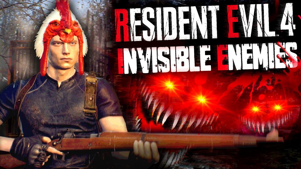 The RE4R Invisible Enemy Challenge IS TERRIFYING...