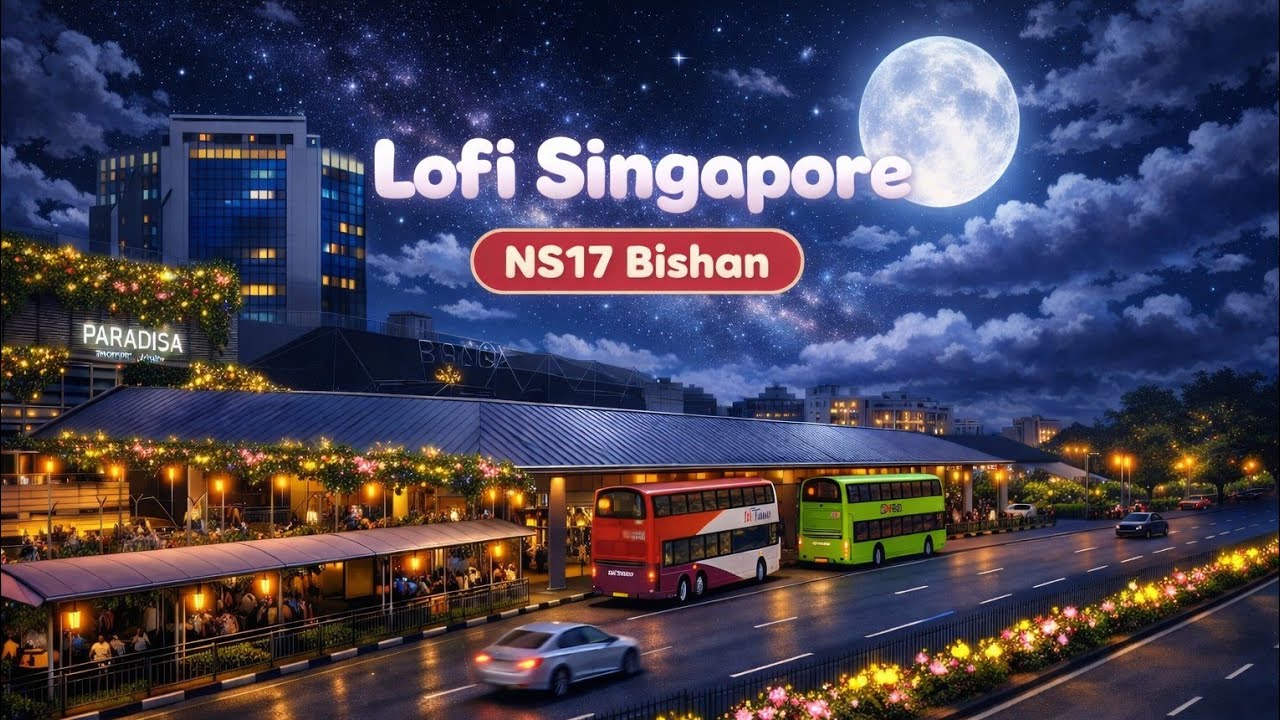 Lofi Singapore — NS17 Bishan | Calm Metro Ambience & Urban Flow 🌙🚇 | Balanced, Not Torn