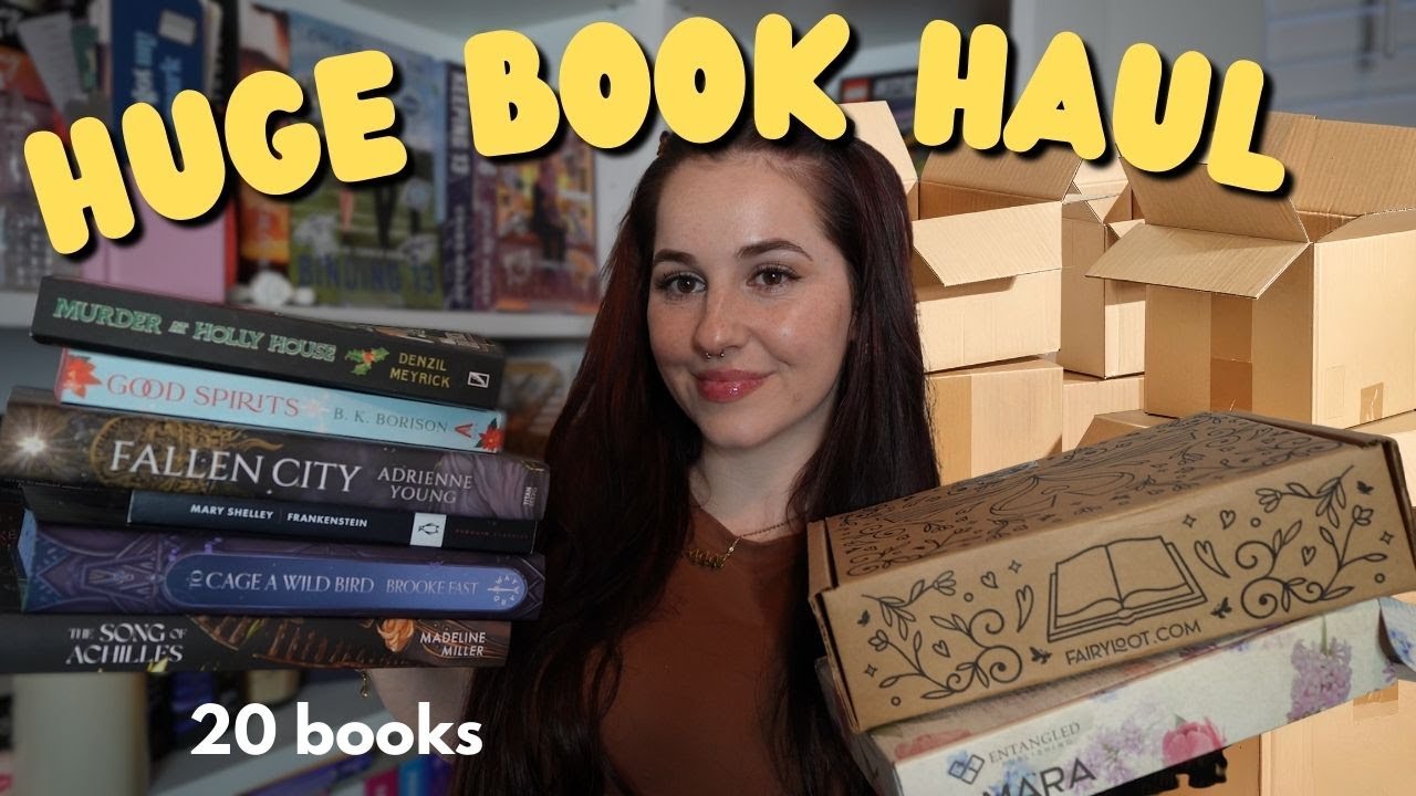 HUGE Book Haul! 20 new books 📚✨  PR mail, special editions & more