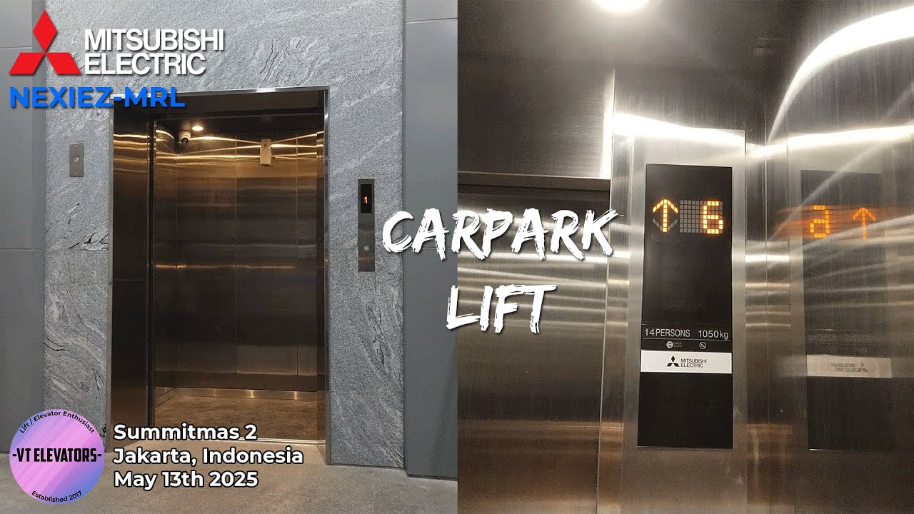 Brand New Mitsubishi NEXIEZ-MRL Passenger Lift - Summitmas 2, Jakarta (Carpark)
