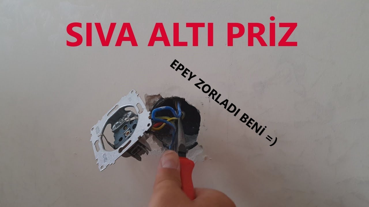KENDİ İŞİNİ KENDİN GÖR! EVDE SIVA ALTI PRİZ MONTAJI NASIL YAPILIR?