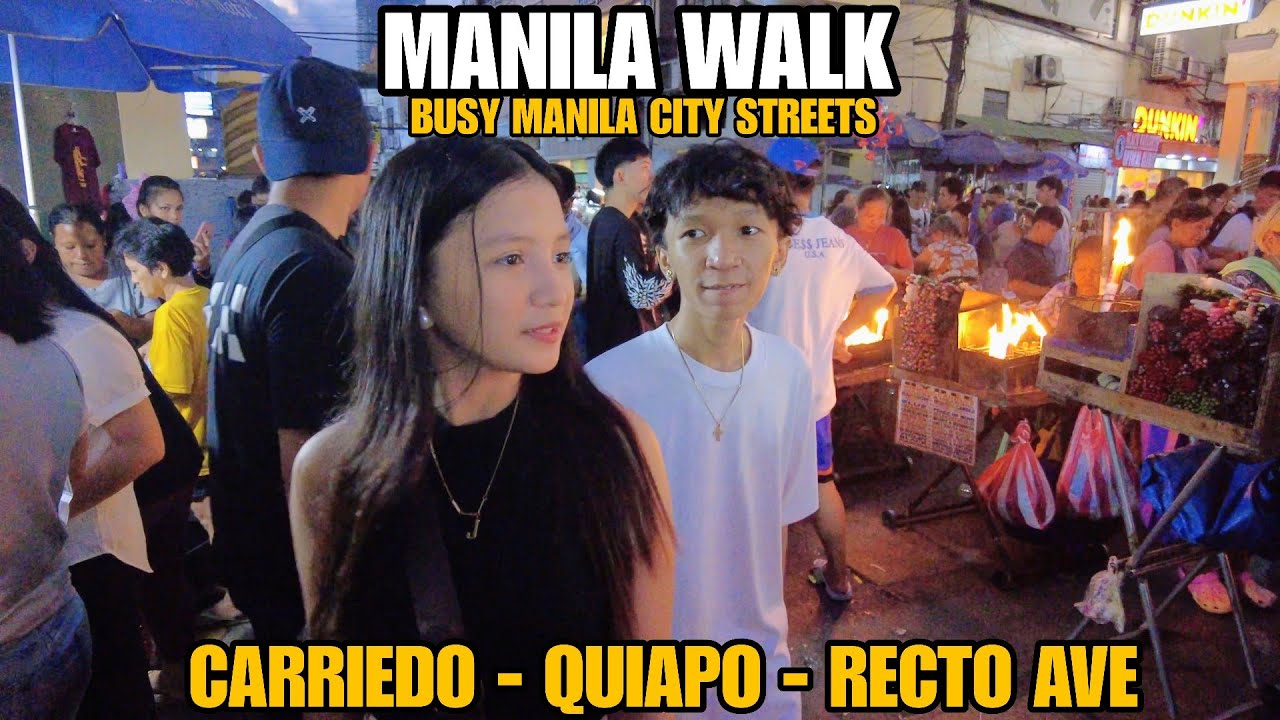 DOWNTOWN CARRIEDO QUIAPO MANILA CITY | Walking the BUSTLING CARRIEDO PHILIPPINES[4K]